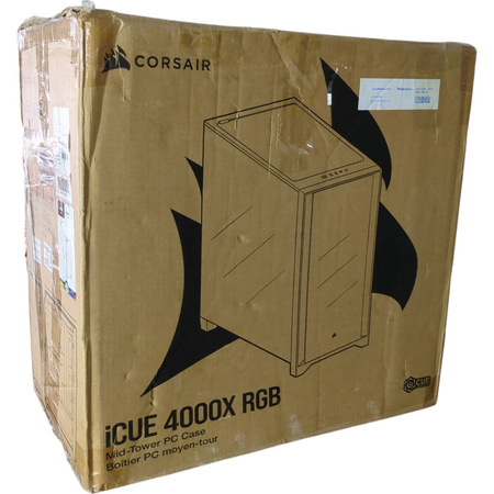 Obudowa komputerowa Corsair iCUE 4000X RGB TG Midi Tower biały