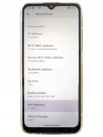 Smartfon Ulefone Note 16 Pro 6.52" 8/128GBGB 50MP 4400mAh
