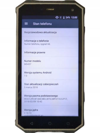 Smartfon Maxcom MS457 Strong Czarny