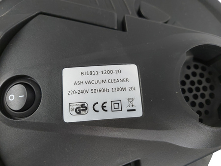 Odkurzacz kominkowy do popiołu Yongkang BJ1811-1200-20 1200 W 20 litrów