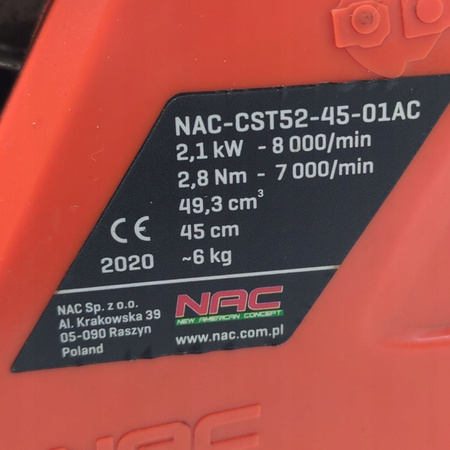 Piła spalinowa NAC CST52-45-01AC