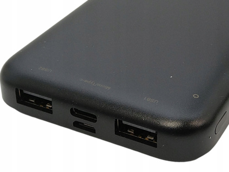 POWERBANK GREPRO HYG035 10000mAh 3,7V 37Wh CZARNY