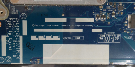 Płyta główna HP Probook 450 G2 ZPL40/ZPL50/ZPL70 LA-B181P Rev:1.0