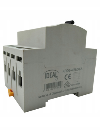 Wyłącznik Różnicowoprądowy 3-faz 25A 30mA na szynę TH35 IDEAL