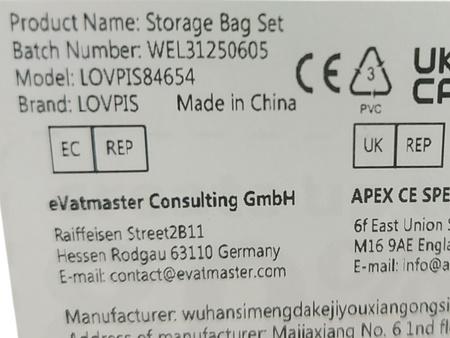 WORKI PRÓŻNIOWE NA UBRANIA VACUUM STORAGE BAG WEL31250605 LOVPIS84654