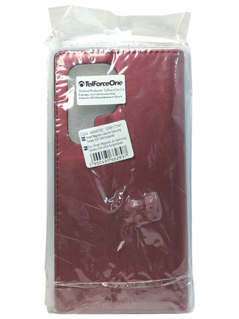 Etui z klapką Smart Magnetic Case do Samsung Galaxy s24 Ultra burgundowe