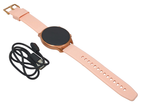 Smartwatch zegarek damski Riversong Motive 7C Różowy (SW71)