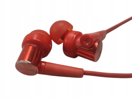 Słuchawki przewodowe douszne Sony MDR-XB55AP czerwone