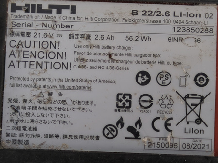 WKRĘTARKA HILTI SD 5000-A22 Z ŁADOWARKĄ I MAGAZYNKIEM + BATERIA + WALIZKA