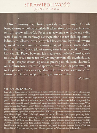 Sprawiedliwość. Sens prawa