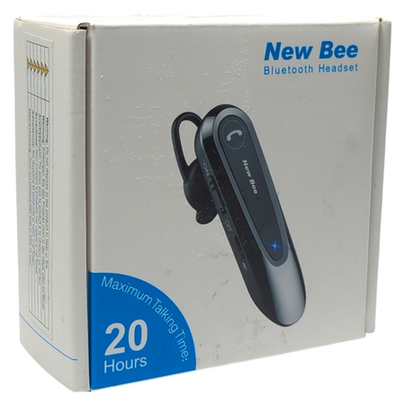 Słuchawka New Bee LC-B45 Bluetooth 5.0 mono 160mAh 20h USB-C