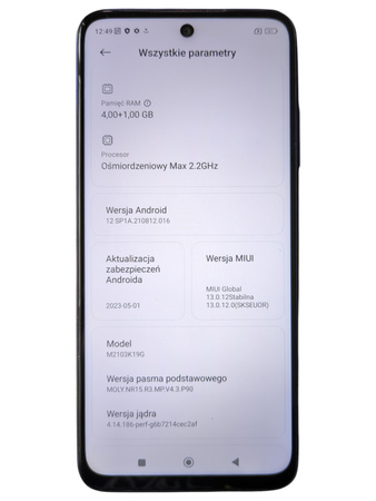 Smartfon Xiaomi Redmi Note 10 M2103K19G 4/64GB IPS 48MP 5000mAh 5G