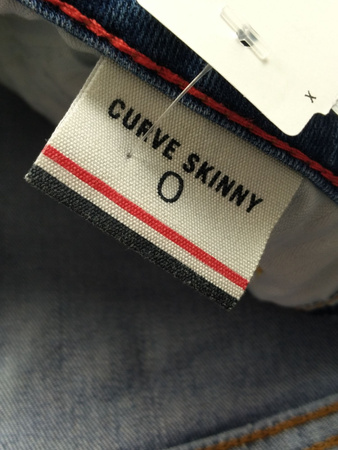 Spodnie Damskie Jeans TOMMY HILFIGER Roz XS Niebieskie