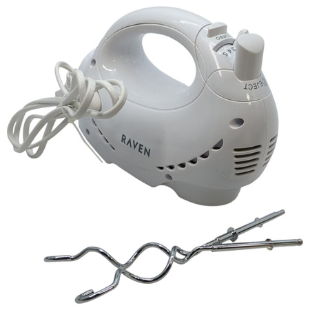MIKSER RĘCZNY RAVEN EM001N 200W WHITE