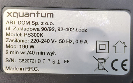 NISZCZARKA DO PAPIERU HYKKER 220034-SH czarna 8l