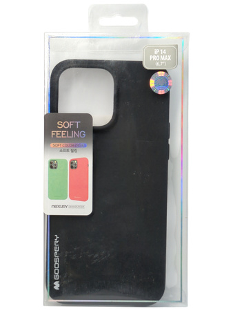 Plecki Etui MERCURY Soft Apple iPhone 14 PRO MAX czarny