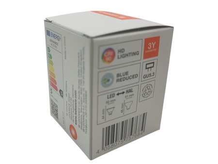 Zestaw 10 żarówek Ledvance MR16 GU5.3 5W 2700K ściemnialne