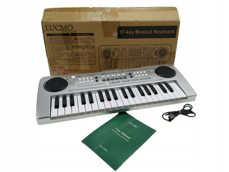 LUCMO BF-430B1 Pianino elektroniczne 37-klawiszowe z mikrofonem