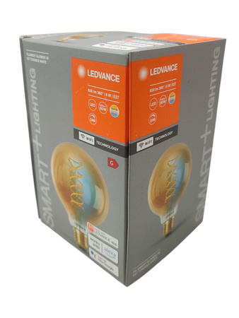 Żarówka LED Filament Flobe95 50 E27 650lm 8W 50W WiFi ciepła/zimna LEDVANCE