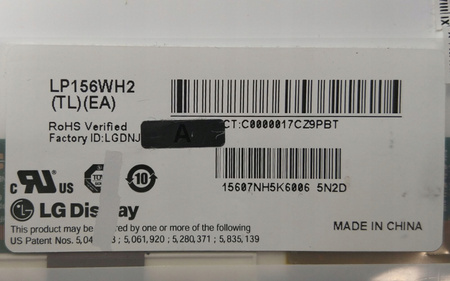 Matryca LG LP156WH2(TL)(EA) 15,6" 1366x768 HD