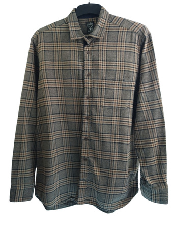 Koszula Męska Flanelowa w Kratę Van Laack Rozmiar: L