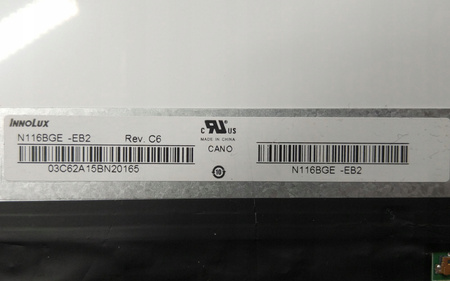 Matryca Innolux N116BGE-EB2 11,6"' 1366x768px