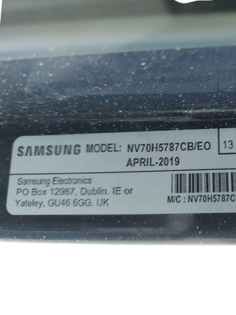 Piekarnik Samsung NV70H5787CB Dual Cook 70 l czarny kataliza termoobieg