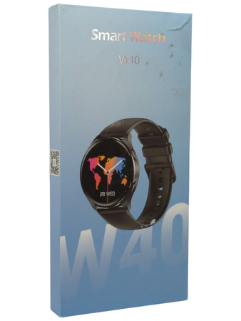 Smartwatch W40 1.43" AMOLED IP68 380mAh 100 sportów