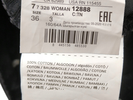 SPODNIE JEANS DAMSKIE MANGO ROZMIAR 36 CZARNE