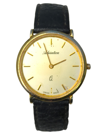 Zegarek męski na pasku Adriatica 1013.1062.8 czarny