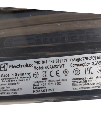 Piekarnik elektryczny parowy Electrolux SteamPro 900 KOAAS31WT A++