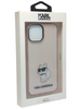 Etui do iPhone 14 Karl Lagerfeld Hardcase Ikonik Choupette Różowe