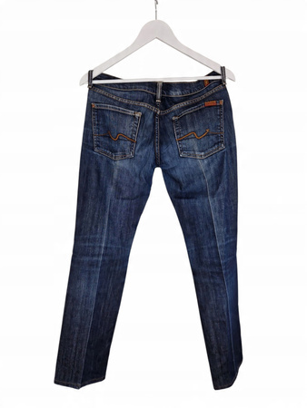 SPODNIE DAMSKIE FOR ALL MANKIND Damskie Spodnie Rybaczki Czarne