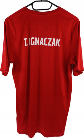 KOSZULKA PIŁKARSKA MĘSKA JAKO ROZMIAR M CZERWONY MŁODE WILKI