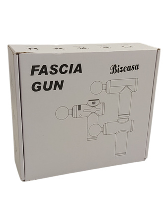 Masażer Pistolet do masażu Fascia Gun Bizcasa 99 Prędkości 8 końcówek USB-C