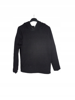 BLUZA Z KAPTUREM DAMSKA LABEL ROZMIAR XS/S CZARNA