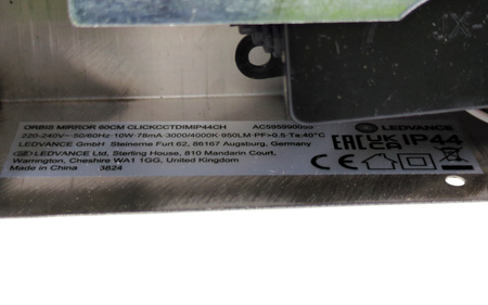 Kinkiet łazienkowy Ledvance ORBIS Mirror 60 cm 10W IP44 chrom