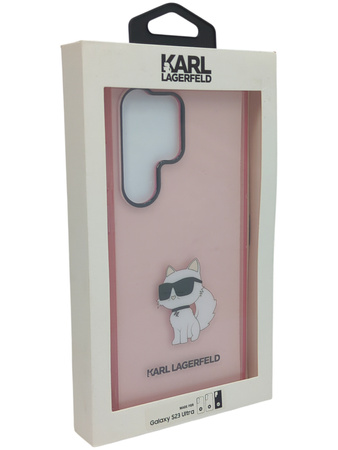 Etui Karl Lagerfeld Plecki do Samsung Galaxy s23 Ultra różowe