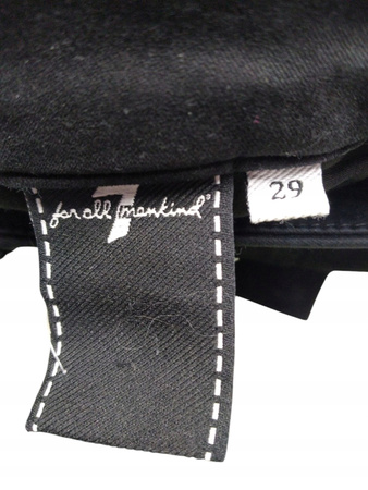 Spodnie damskie Czarne 7 FOR ALL MANKIND ROZ.29