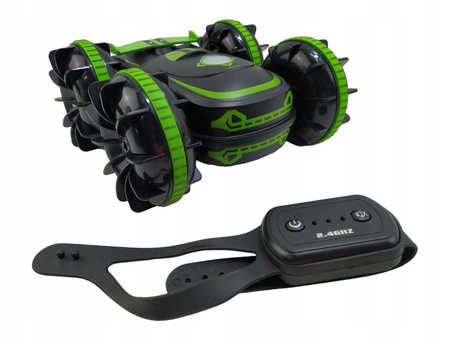 Zdalnie sterowany samochód Amfibia 2,4GHz 4WD RC obracający się o 360°