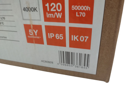 Lampa uliczna Oprawa drogowa Urban Area 50W 840 6000lm czarna Ledvance