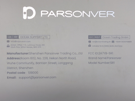 Smartwatch sportowy Parsonver SR1 IP68 Połączenia Bluetooth IP68 Fitness