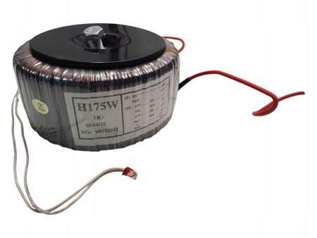 Transformator toroidalny H175W 230V na 2x 47V-0-47V i 1x22V