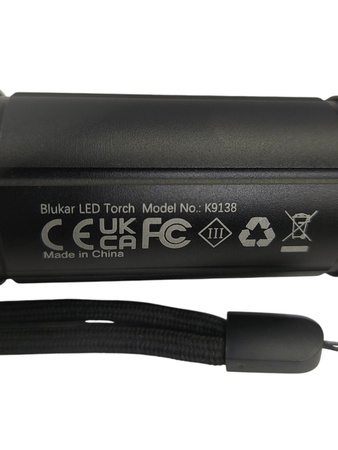 Latarka LED USB-C K9138