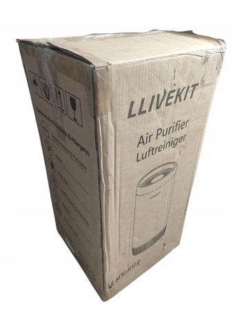 Oczyszczacz powietrza LLIVEKIT HEPA 3w1 320m3/h 80m² LED
