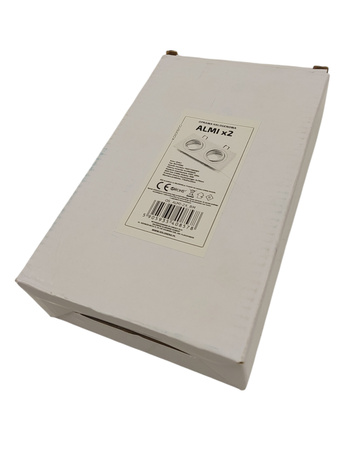 OPRAWA PODWÓJNA HALOGENOWA RUCHOMA ALUMINIUM KOLORENO ALMI X2 35W BIAŁA