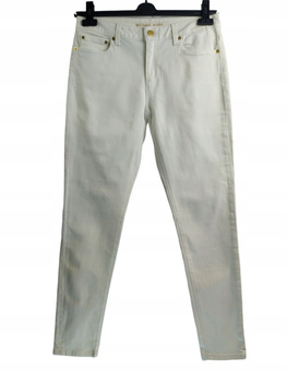 Spodnie damskie Białe MICHAEL KORS Izzy Skinny ROZ.38