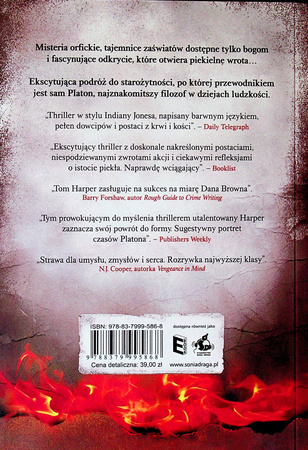 KSIĄŻKA ZAGADKA ORFEUSZA TOM HARPER