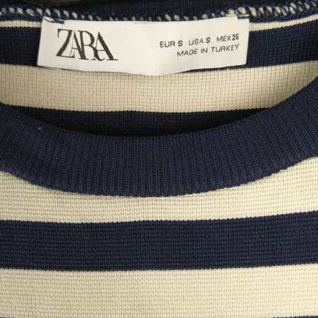 BLUZKA DAMSKA ZARA ROZMIAR S W PASY