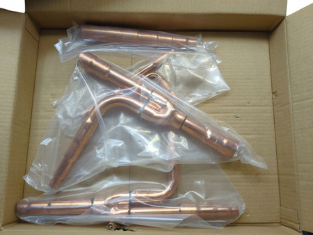 ZESTAW 4 ELEMENTÓW MIEDZIANYCH DO KLIMATYZACJI POMPY CIEPŁA E162XN2